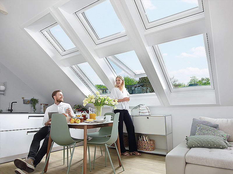 Roto Dachfenster - Wohnraum & Küche