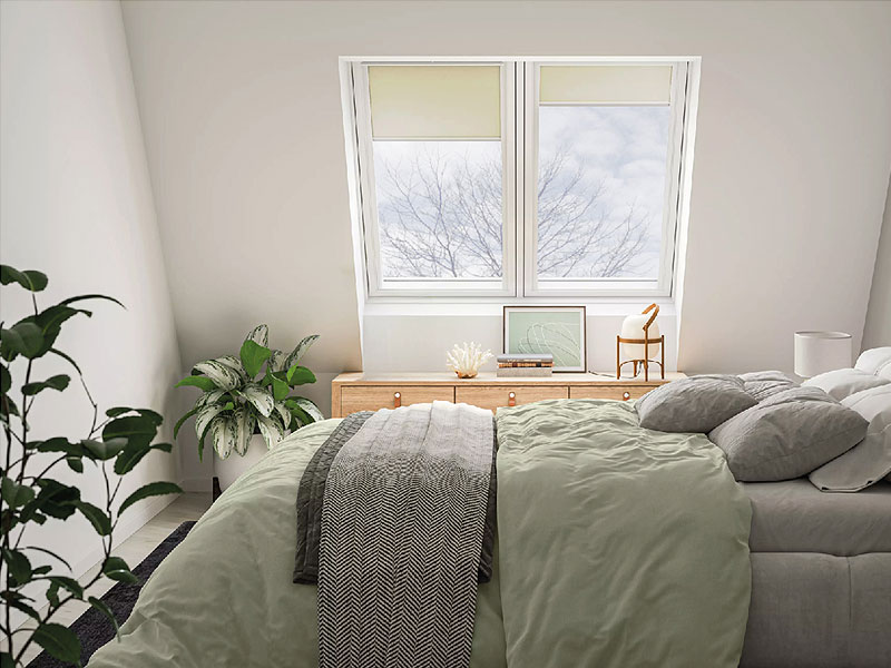 Velux Dachfenster - Schlafzimmer